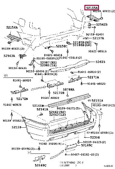 5215560060 Toyota Holder, dryer