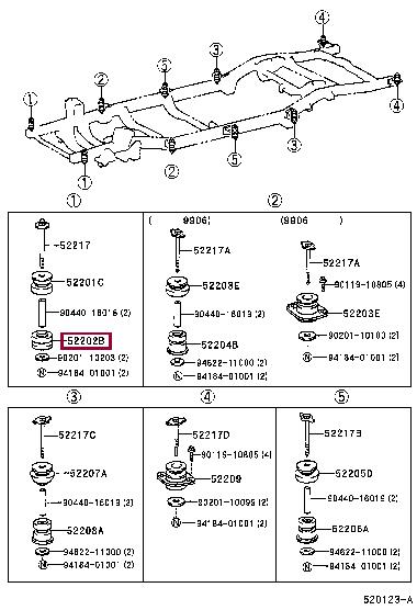 Buy Toyota 52202-35080 at a low price in United Arab Emirates!