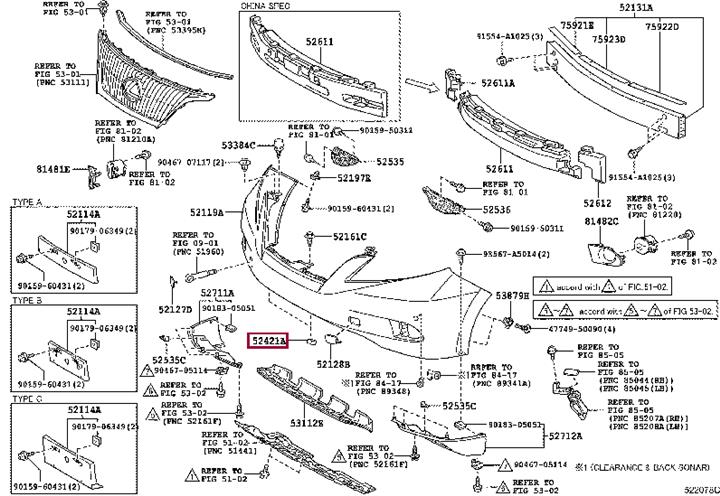 5246248010 Toyota Gasket
