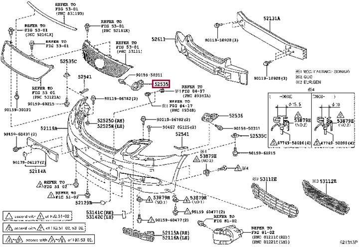 Buy Toyota 52535-30210 at a low price in United Arab Emirates!