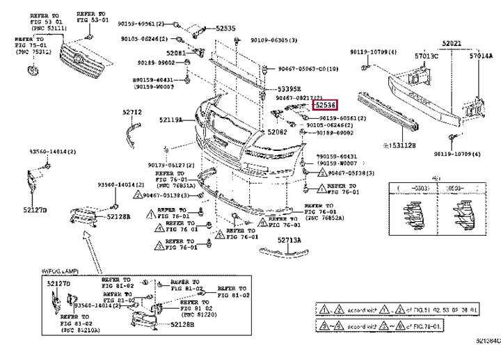 Buy Toyota 52536-05020 at a low price in United Arab Emirates!