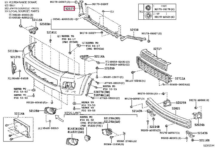 Buy Toyota 52537-0C020 at a low price in United Arab Emirates!