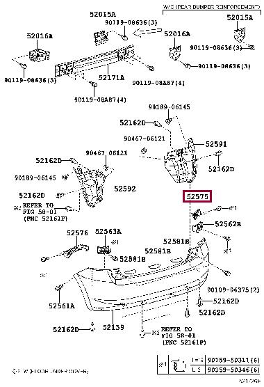 Buy Toyota 52575-02070 at a low price in United Arab Emirates!