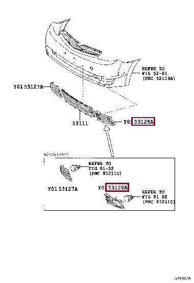 Buy Toyota 53113-47030 at a low price in United Arab Emirates!