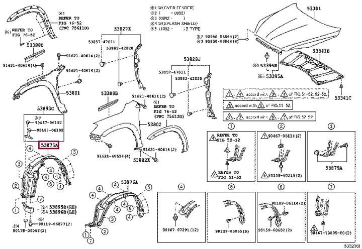 Buy Toyota 53875-42064 at a low price in United Arab Emirates!