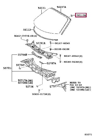 5611533020 Toyota Auto part