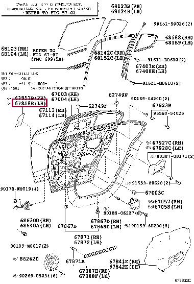 6785805020 Toyota Label