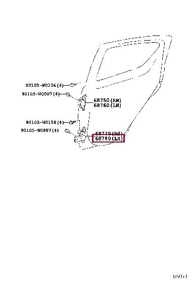 6878052031 Toyota Auto part