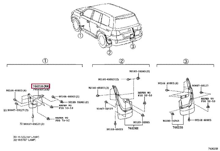 Buy Toyota 76621-60160 at a low price in United Arab Emirates!