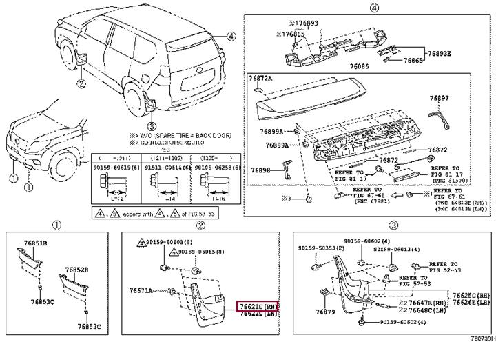Buy Toyota 76621-60180 at a low price in United Arab Emirates!