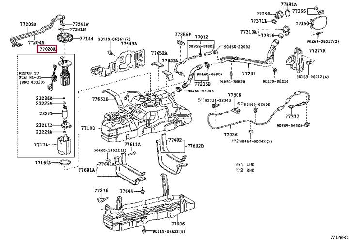 7702035072 Toyota Fuel pump