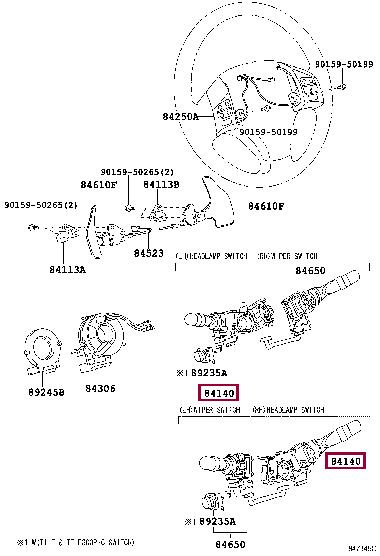 8414030311 Toyota Stalk switch