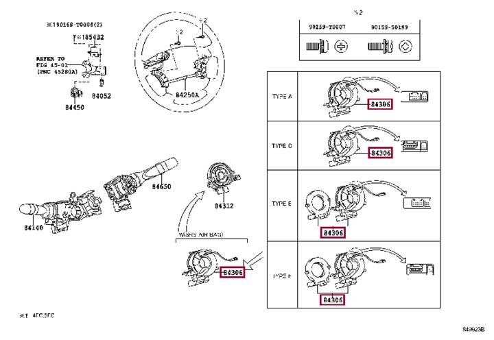 Toyota 84306-0K021 Auto part 843060K021 843060K021 Toyota Auto part