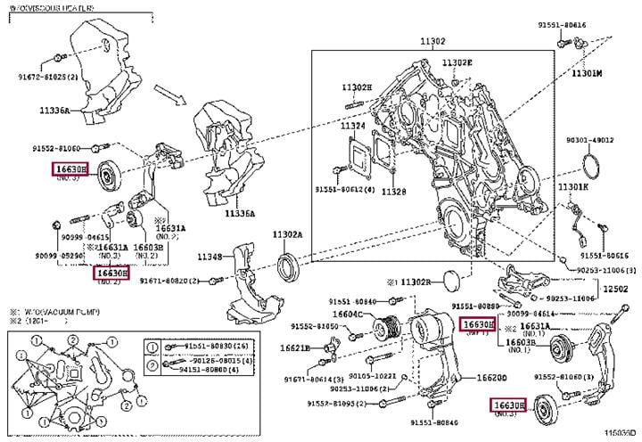8842060340 Toyota Idler roller