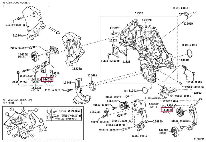 8844060090 Toyota DRIVE BELT TENSIONER