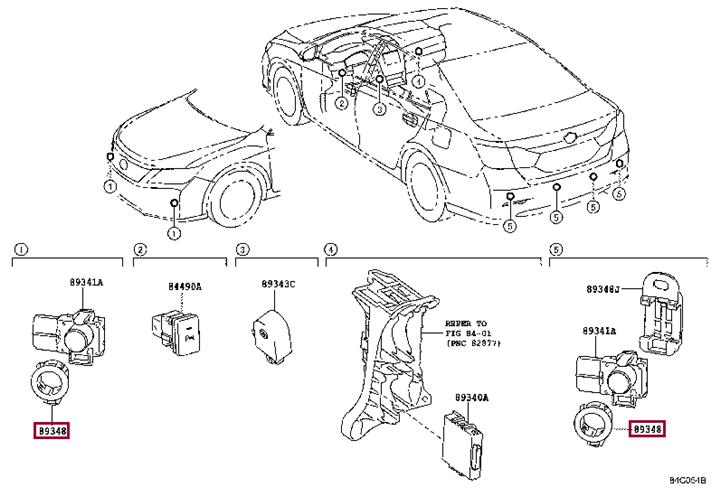 8934833100B2 Toyota RETAINER, ULTRASONIC