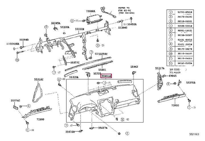 9008018013 Toyota Nut