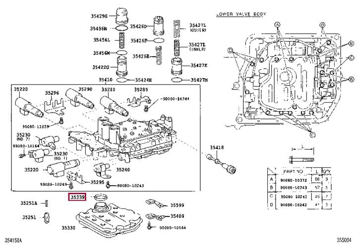 Toyota 90080-30077 O-RING automatic transmission 9008030077