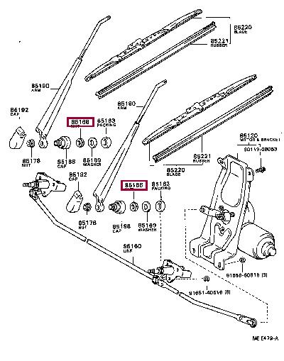 9009905157 Toyota Nut
