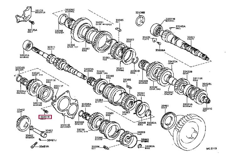 9011908944 Toyota Bolt
