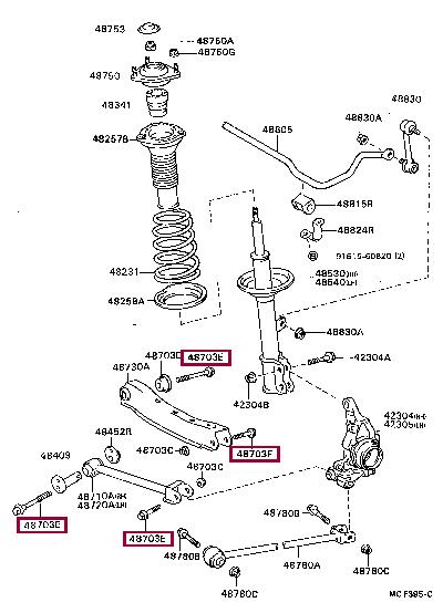 Toyota 90119-12126 Bolt 9011912126 9011912126 Toyota Bolt