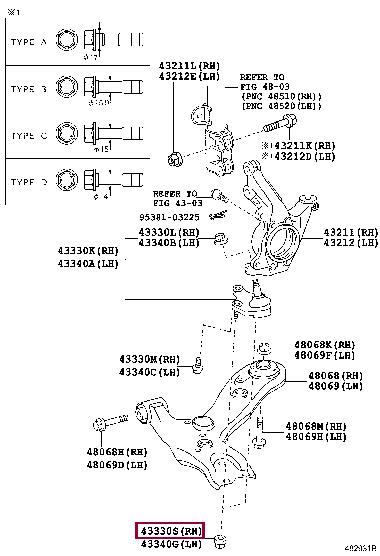 9017812019 Toyota Nut