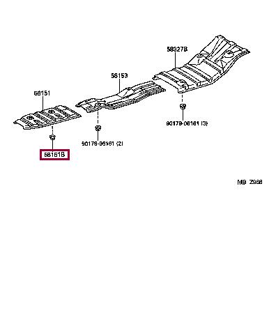 9017906161 Toyota Nut