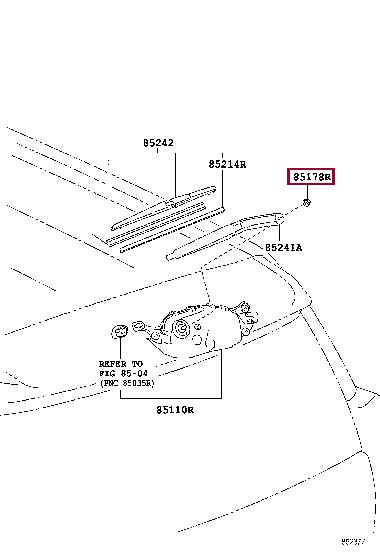 9017906178 Toyota Nut