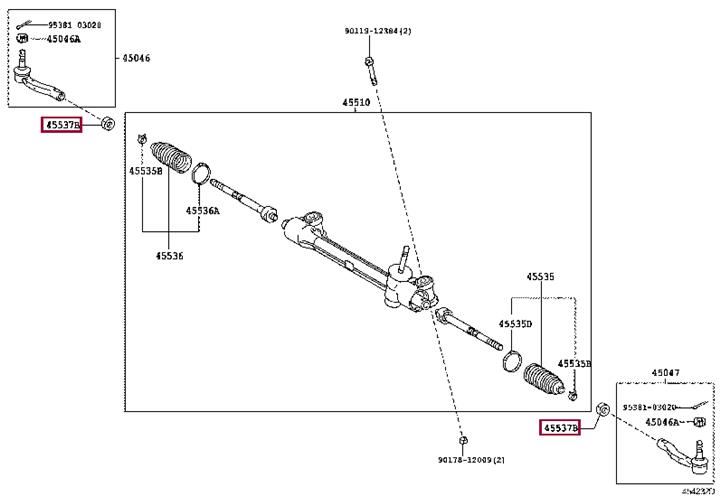 9017914019 Toyota Nut