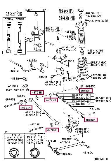 9020114017 Toyota Differential washer support