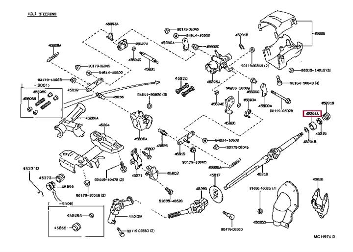 9036318005 Toyota Steering Head Bearing