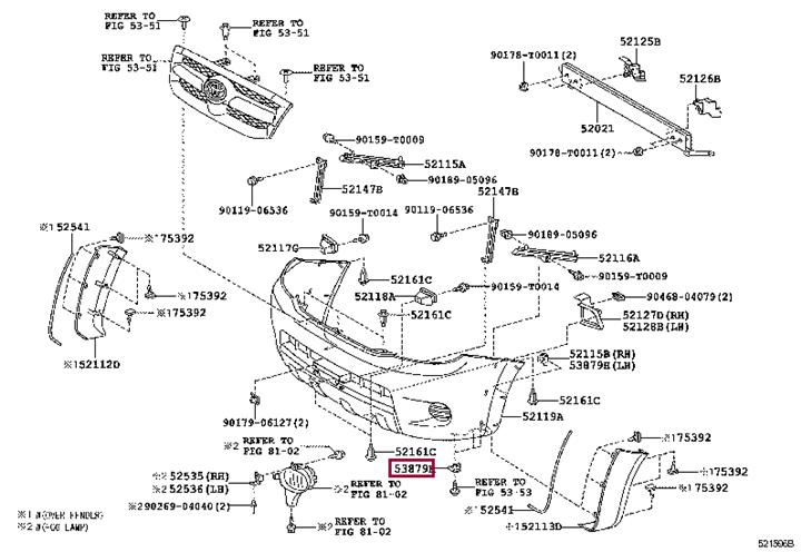 9046705138 Toyota Clip