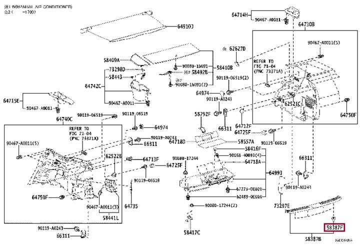 90467A0006 Toyota Clip