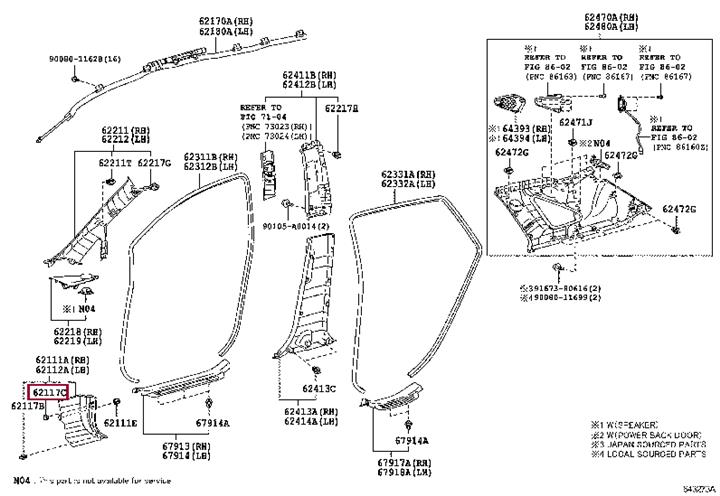 Toyota 90467-A0025 Clamp 90467A0025