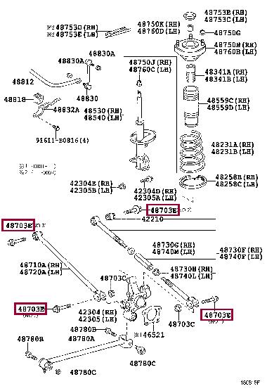 Toyota 90901-19045 Bolt 9090119045 9090119045 Toyota Bolt