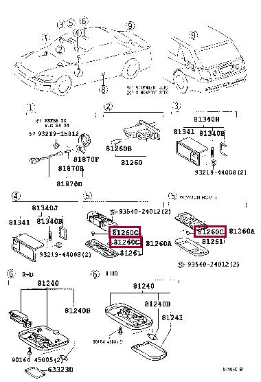 9098112020 Toyota Halogen lamp