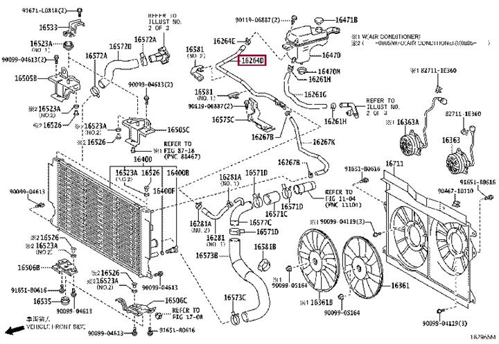 1626421090 Toyota Coolant hose