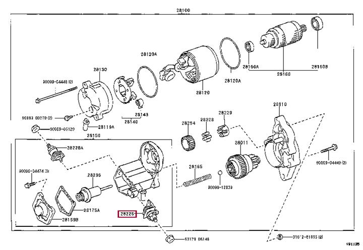 Toyota 282260C010 Auto part 282260C010