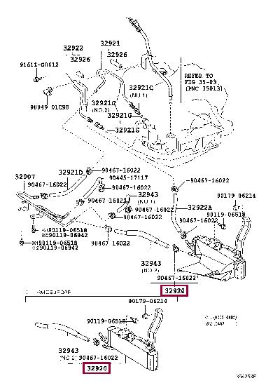3292048021 Toyota Oil cooler