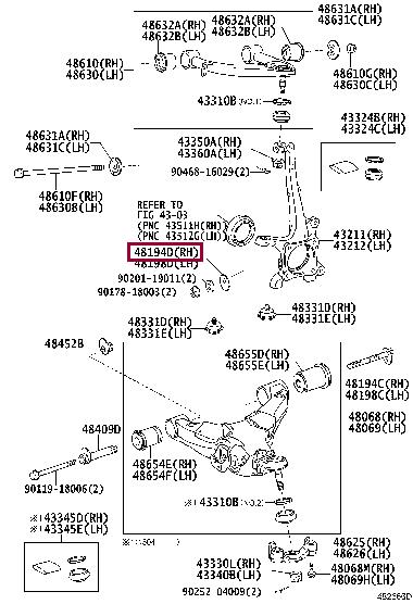 Washer Toyota 48198-34010