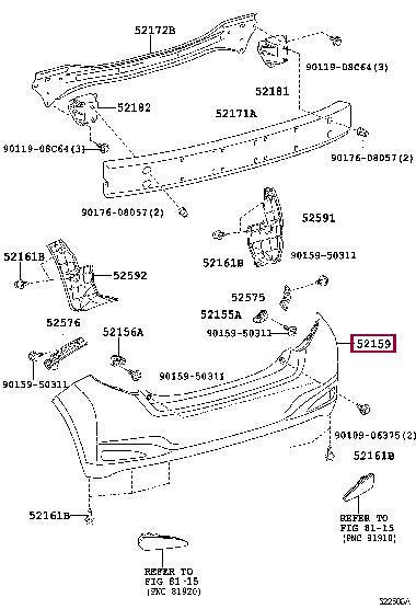 Buy Toyota 52159-52966 at a low price in United Arab Emirates!