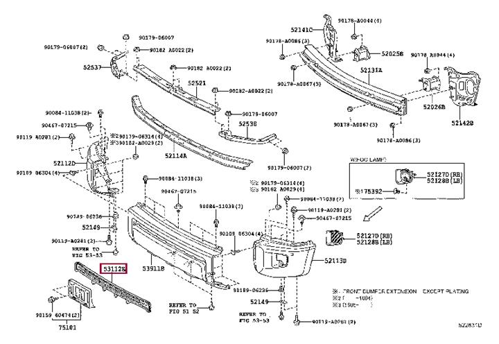 Buy Toyota 53112-0C020 at a low price in United Arab Emirates!