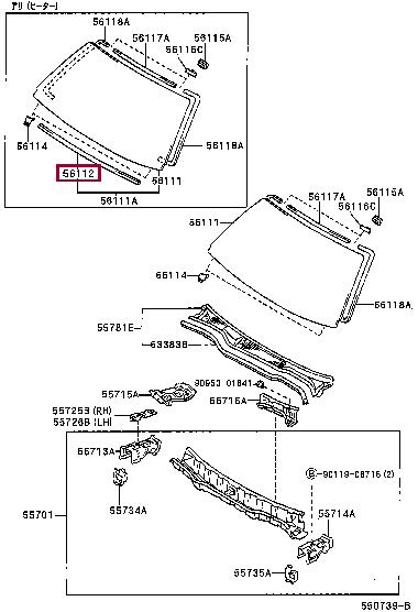 5611742040 Toyota Auto part