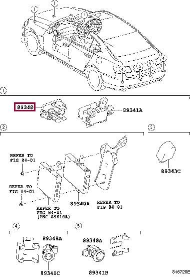 Buy Toyota 89348-44020-E1 at a low price in United Arab Emirates!
