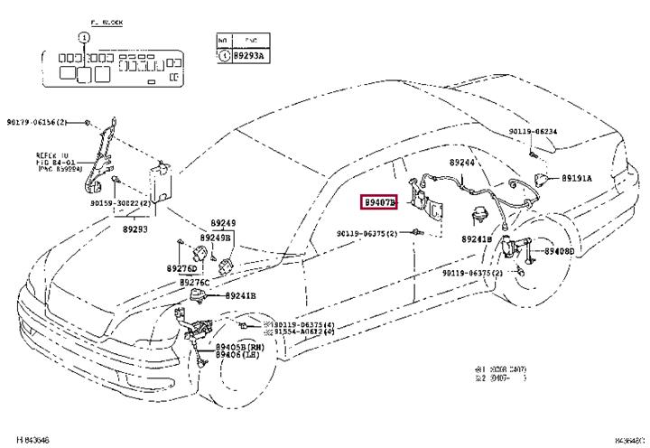 Toyota 89407-50060 Body level sensor 8940750060 8940750060 Toyota Body level sensor