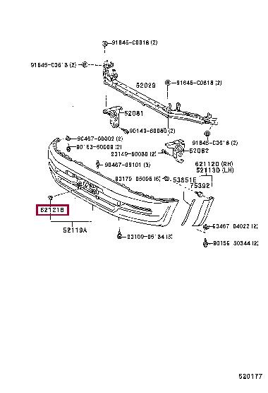 Nut Toyota 90179-06127