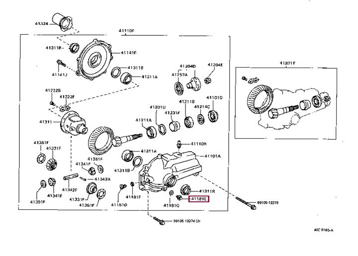 9034124014 Toyota Oil drain plug