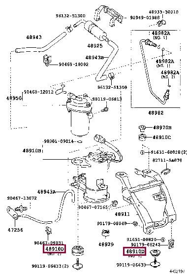 Bushings Toyota: 9038906033 Toyota Bushings