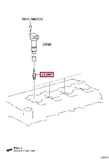 90919T1004 Toyota Spark plug