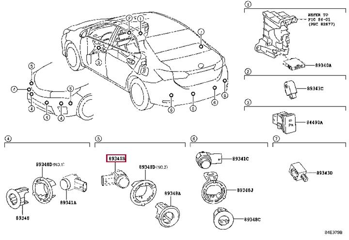 Toyota 89341-02010-A0 MESSWERTAUFNEHMER AB 8934102010A0 8934102010A0 Toyota MESSWERTAUFNEHMER AB